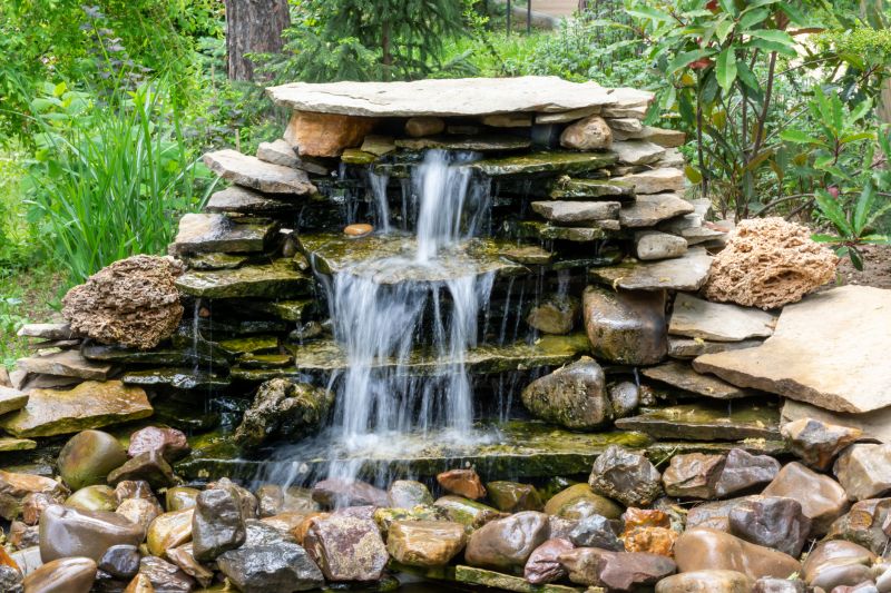 Rock Waterfall Installation in Honolulu, HI